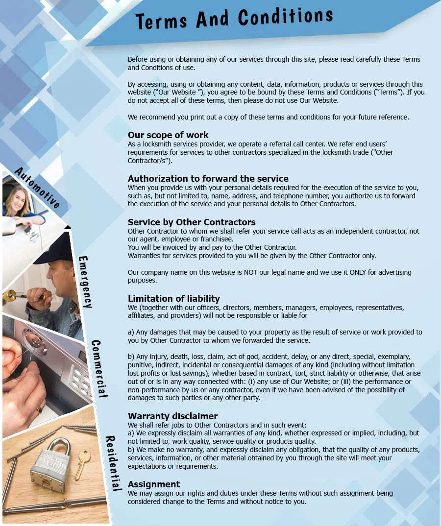 City Locksmith Services Tacoma, WA (866) 225-4788